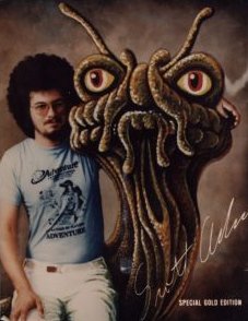 Scott Adams with Mythical Monster