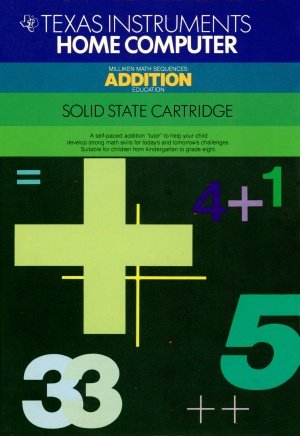 Addition Manual Front Cover